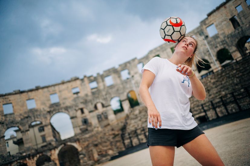 World’s best freestyle footballers in Croatia for the world champs at Pula Arena