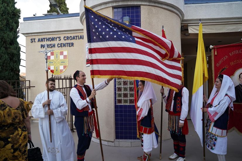 Croatians in in Los Angeles celebrate reopening of Parish center damaged by fire