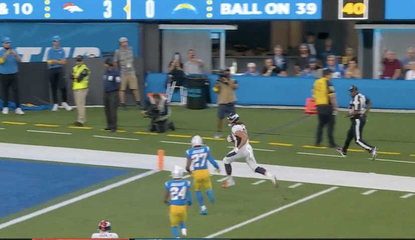 VIDEO: Croatian-American Greg Dulcich scores touchdown on NFL debut