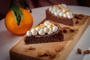 Almond and Carob cake recipe by world-class Croatian pastry chef Tea Mamut