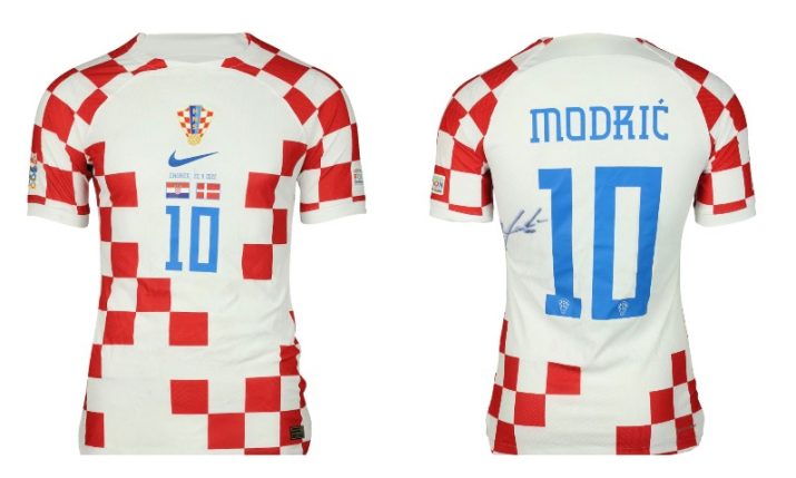 American bidder pays €8,000 for Modrić's worn shirt during auction