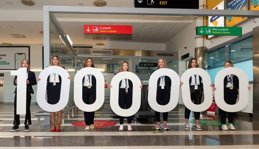 Zadar Airport welcomes its millionth passenger for first time in history