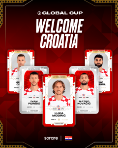 Croatia joins fantasy football game as HNS partners with Sorare