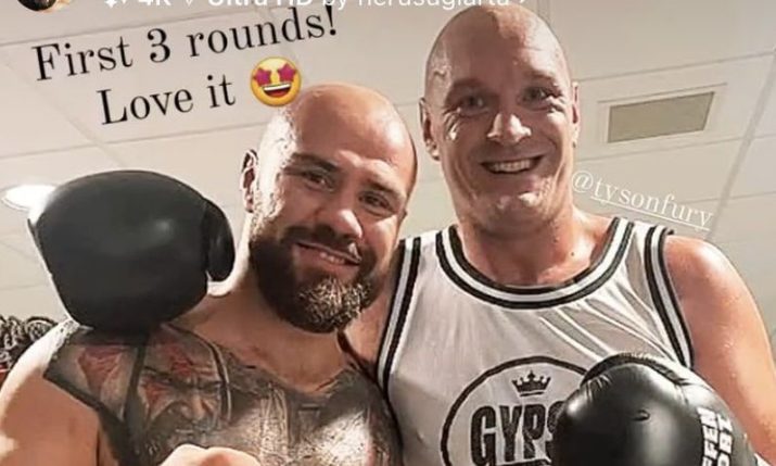 <strong>VIDEO: Tyson Fury calls in Croatian boxer to his camp </strong>