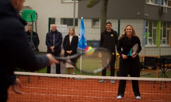 PHOTOS: Donna Vekić opens first free clay tennis court for everyone in Osijek 