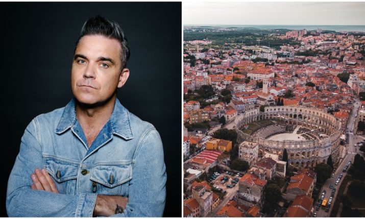 <strong>Robbie Williams to play two concerts at Pula Arena in Croatia </strong>