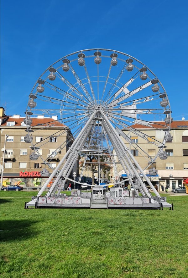 Zagreb Eye: The biggest panoramic wheel a new attraction at Advent