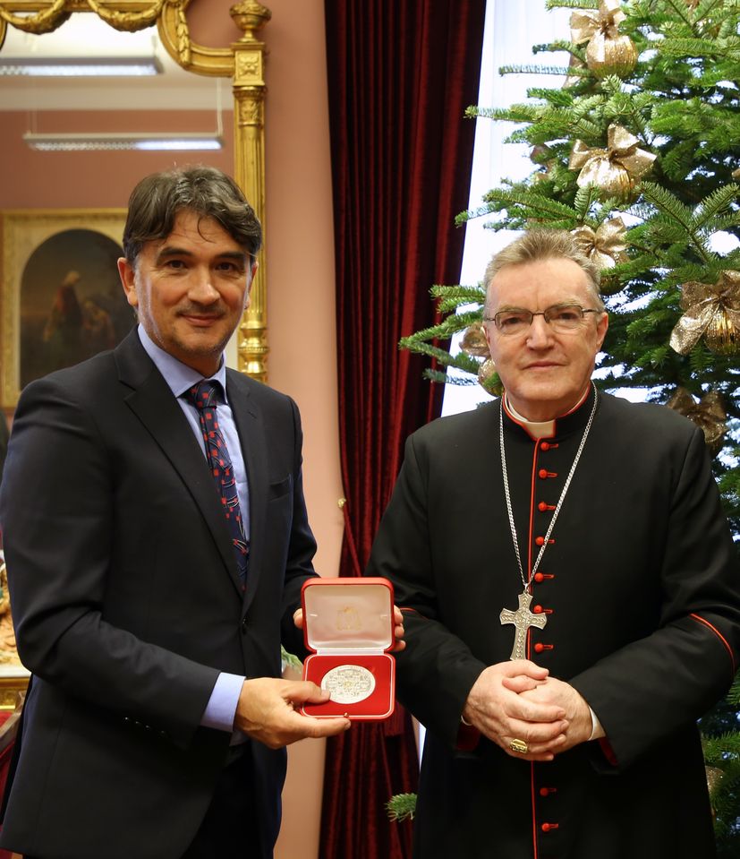 HNS visit Cardinal: 'National team is guided by family values, patriotism and faith'