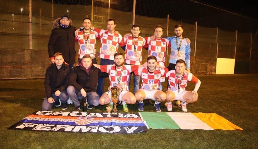 Croatian football club in Ireland wins league title 