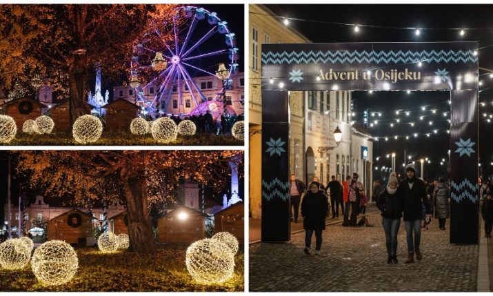 Advent in Osijek opens – check out how it looks 