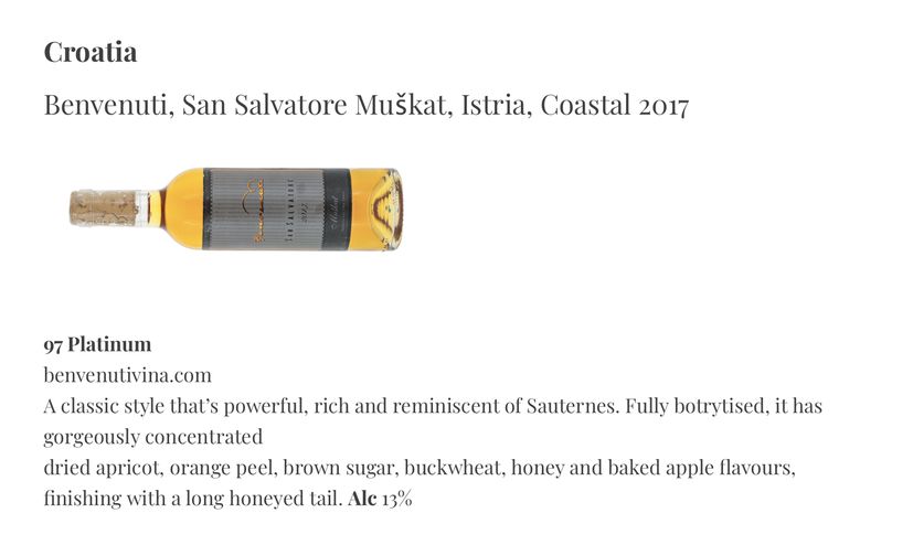 
Croatian muscat named among world’s best sweet wines in 2022