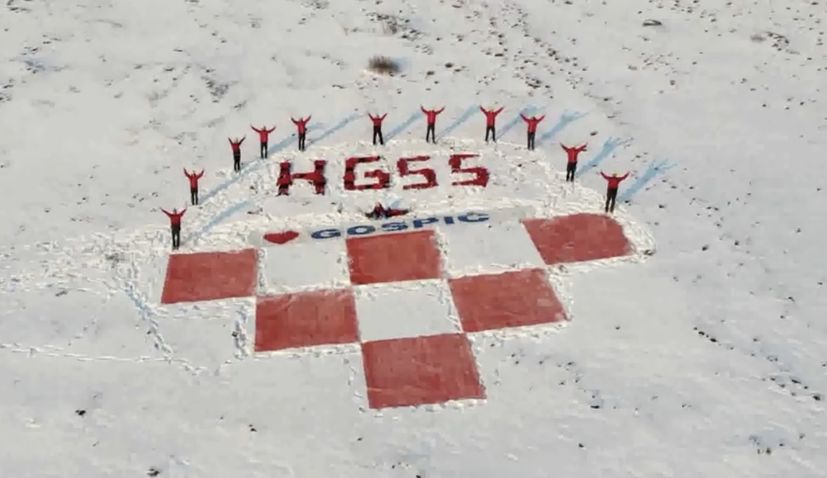 Croatian Mountain Rescue Service send support from snowy Croatia: “Goosebumps’