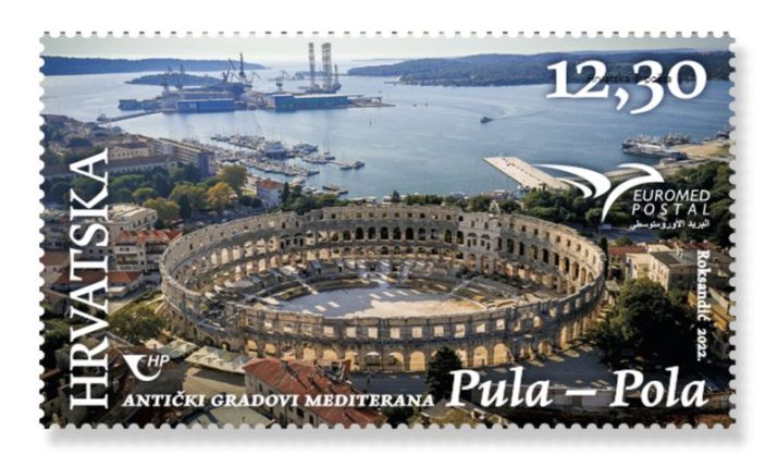 <strong>Pula Arena postage stamp named most beautiful in Mediterranean</strong>