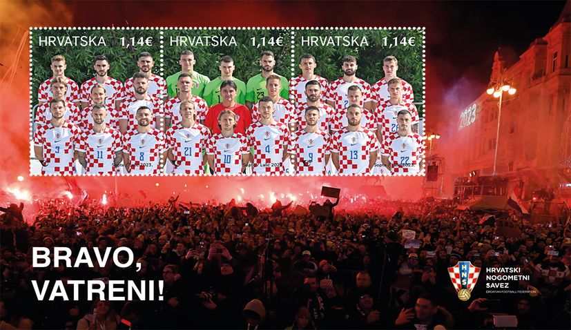 <strong>New stamp released to honour Croatia’s World Cup success</strong>