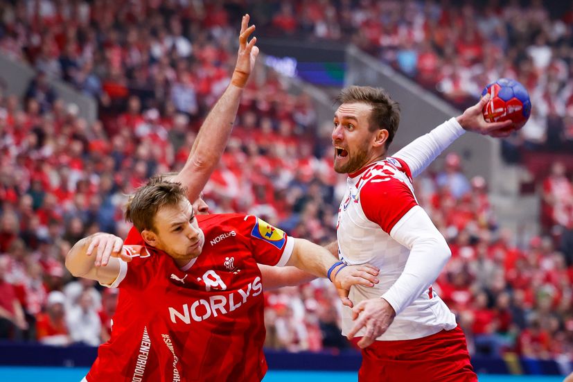 Croatia Denmark at World Handball Championship