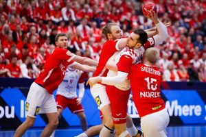 Croatia Denmark at World Handball Championship