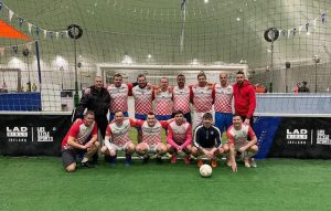 Croats in Ireland play minifootball match against Irish national team