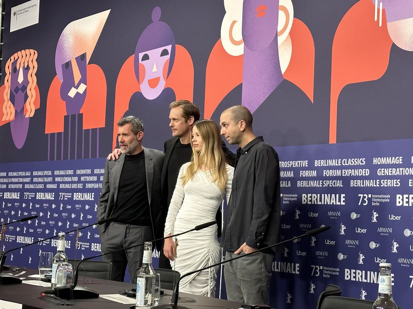 Film premiere of "Infinity Pool” at Berlinale impresses audience 
