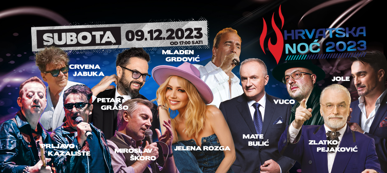 The biggest Croatian concert outside the homeland to take place again in  December