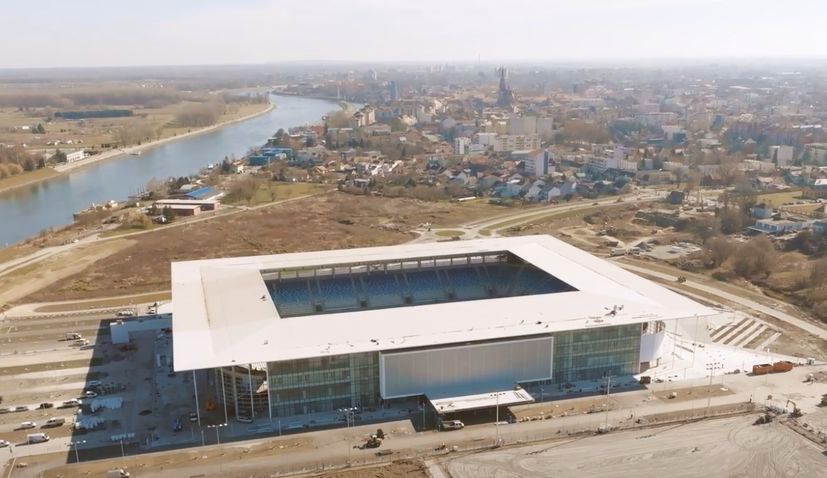 VIDEO: Check out the impressive new football stadium in Osijek 