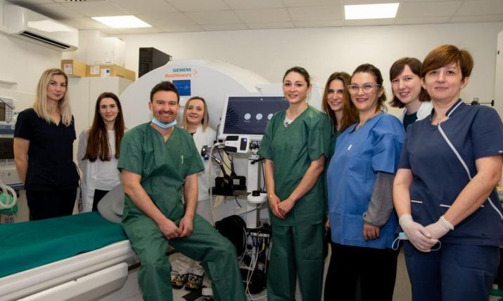 First in Croatia – tumor ablation and biopsy performed using robotic arm