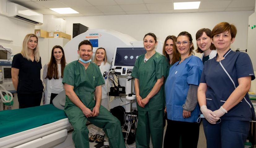 First in Croatia – tumor ablation and biopsy performed using robotic arm