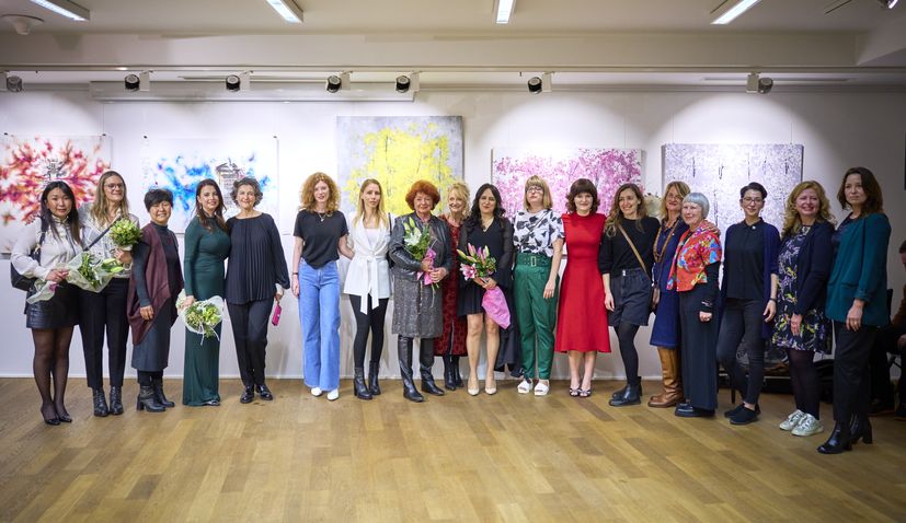 Artistic talent of Zagreb’s international women’s club members on show at exhibition 