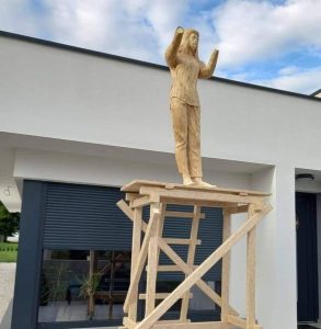 From matchsticks to masterpiece: Croatian artist creating giant Michelangelo sculpture 