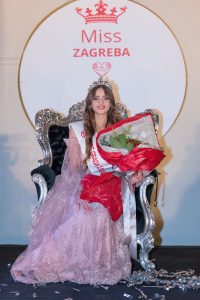 Tara Begedin is crowned the new Miss Zagreb