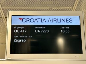 Croatia Airlines marks first flight as part of Schengen travel regime