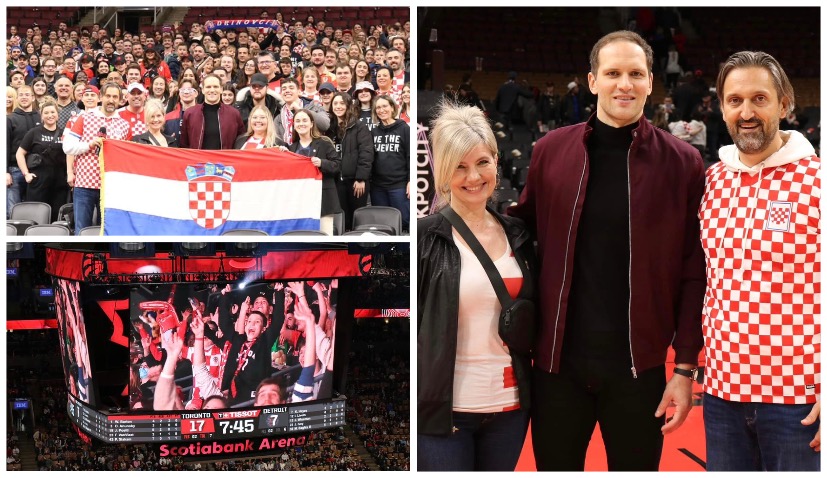 Big turnout in Toronto as Croatian Community Night celebrated by NBA’s Raptors