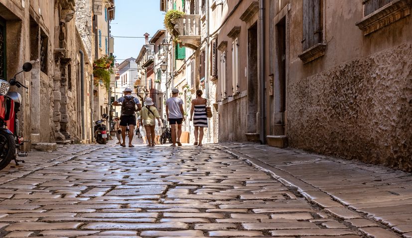 Exploring Croatia’s charming stone-paved streets