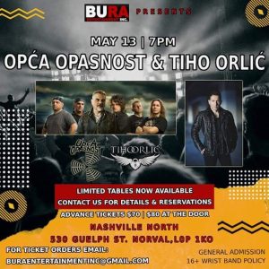 Opća Opasnost celebrating 30 years with concert in Canada