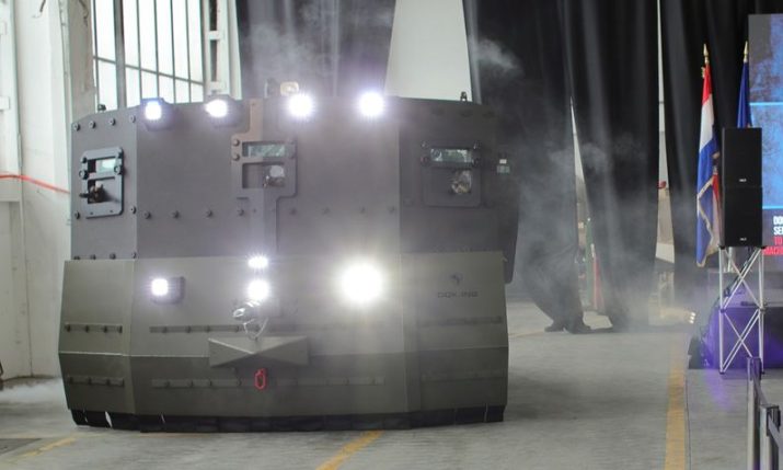Croatian company unveils world’s only multi-purpose anti-terrorist robotic vehicle
