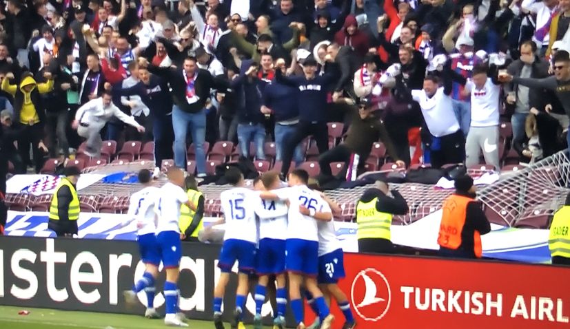 Hajduk Split has beaten AC Milan to reach final of the UEFA Youth League. 