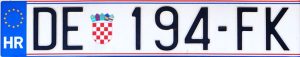 Croatian Licence Plates: All the different codes explained