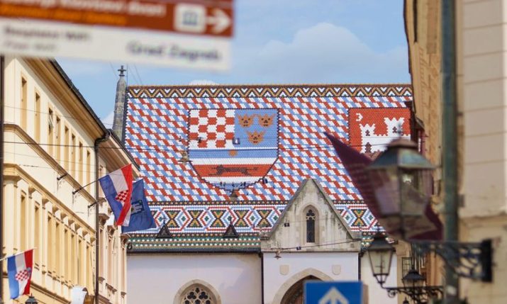 The story of the captivating colourful roof of Zagreb’s St Mark’s Church