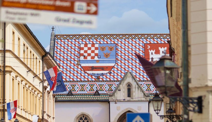 The story of the captivating colourful roof of Zagreb’s St Mark’s Church