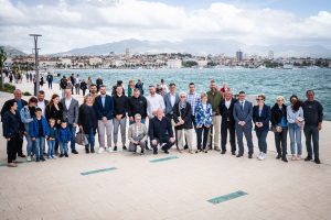 Bronze plaques unveiled on Split waterfront for Deaflympics and Paralympic medal winners