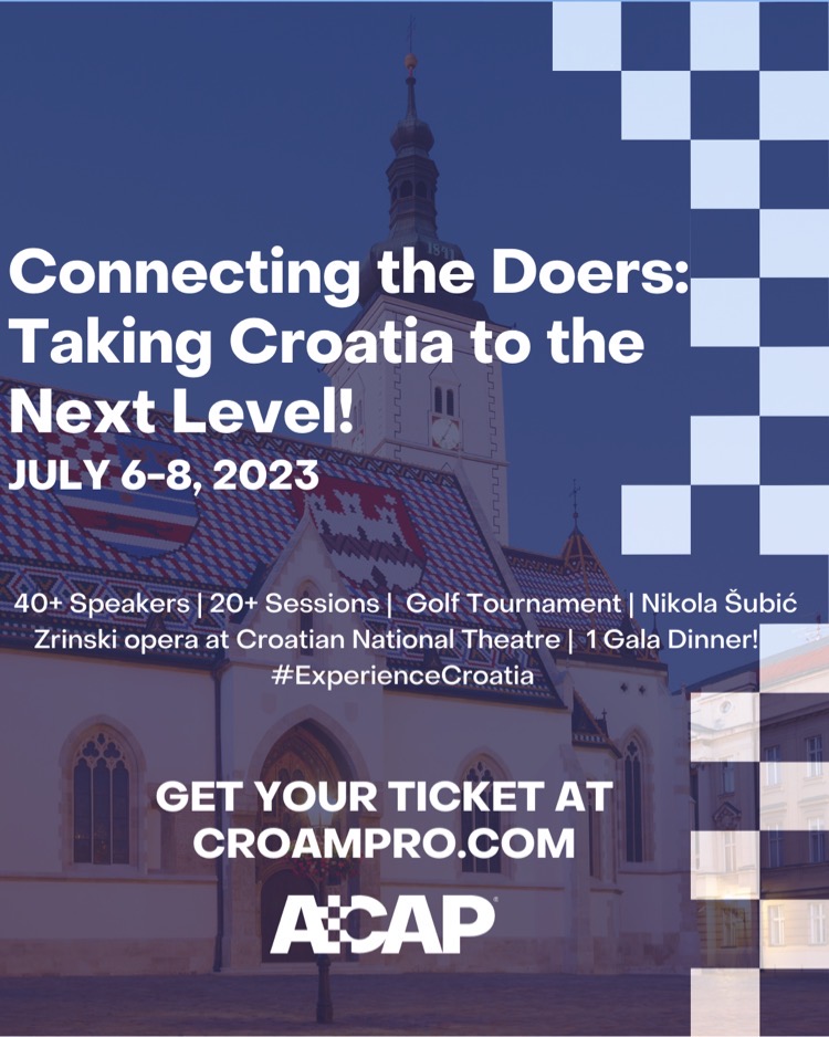 Connecting the Doers: Taking Croatia to the Next Level - ACAP bringing conference to Croatia for first time