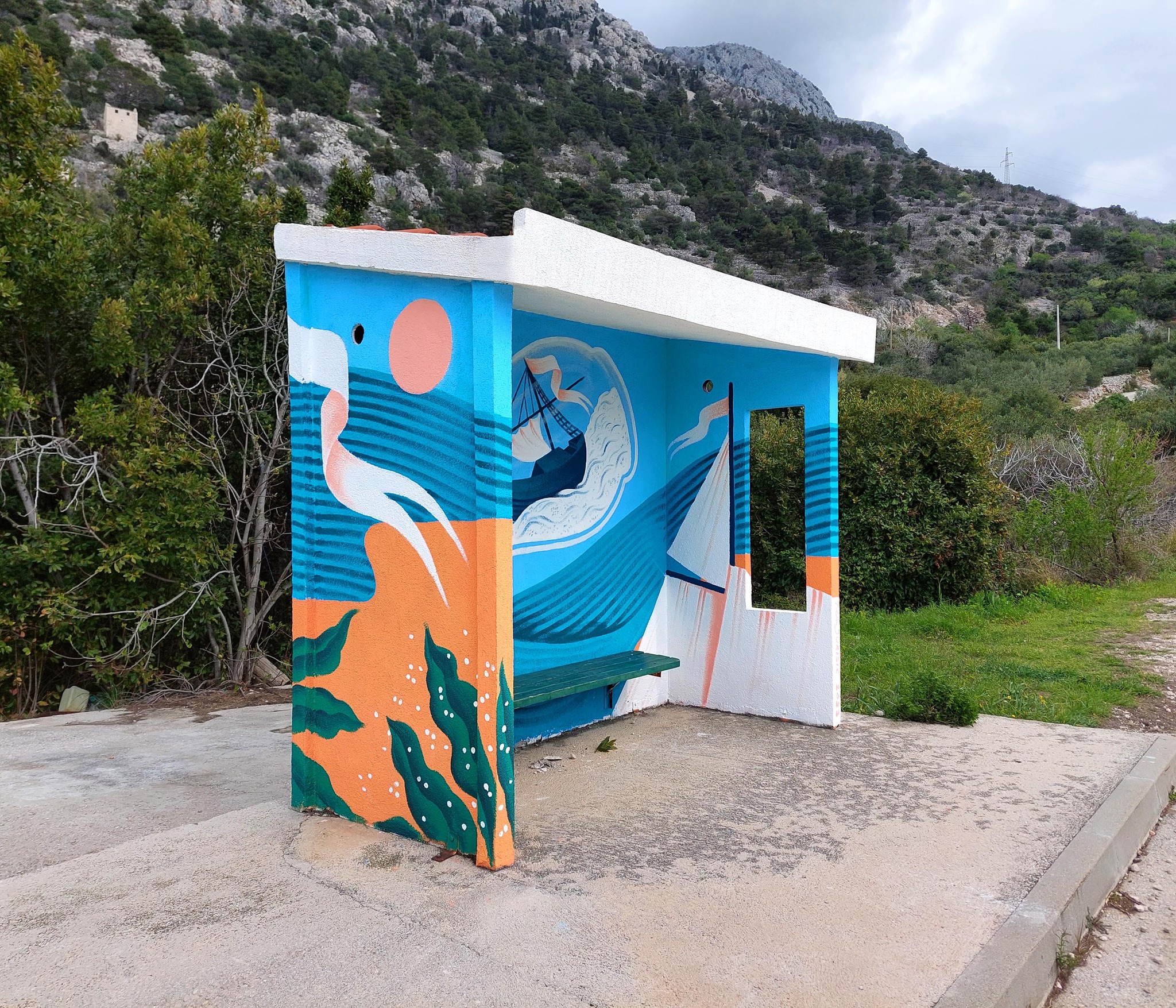 The most charming bus stops in Croatia: Tea adds charm to waiting