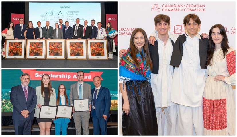 Croatian-Canadians gathered to recognize and celebrate leadership, innovation and excellence within their business community as well as the many significant social and economic contributions made by the community to Canada at the 19th Annual Business Excellence Awards Gala