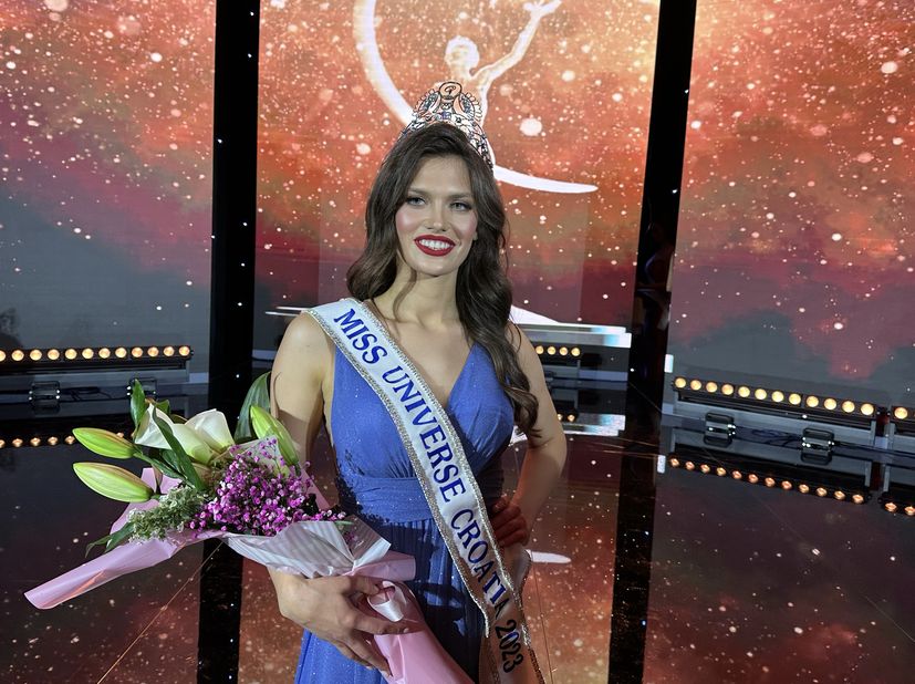 Andrea Erjavec has been crowned Miss Universe Croatia 2023