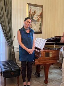 Maya Brlecic, an internationally accomplished pianist, from Zagreb, performed at the Embassy reception to fill the air with the sound of celebratory music as the Croatian wine smiles flourished through the night!