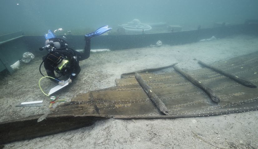 PHOTOS: Oldest hand-sewn boat in the Mediterranean found in Croatia