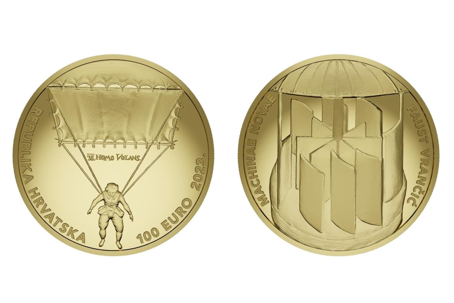 Two most significant innovations of Croatian Faust Vrančić on new euro coins