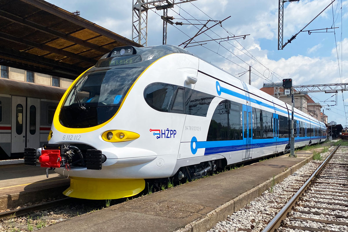  First electric train for regional transport in Croatia inaugurated 