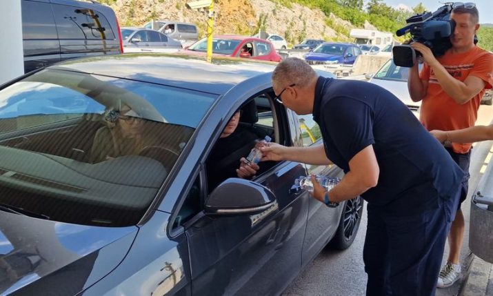 Croatia treats tourists at tolls with QR-coded bottled natural mineral water for refreshing welcome