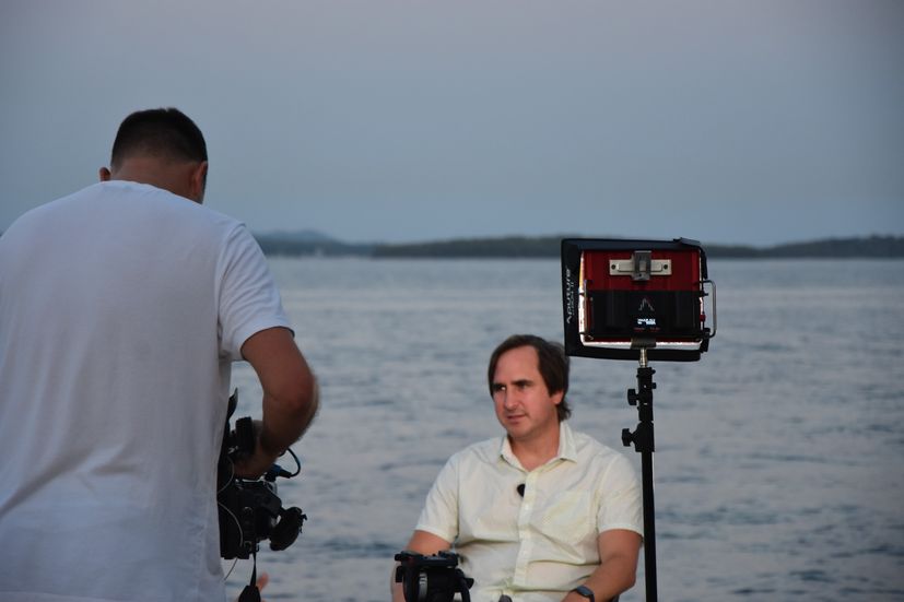 Croatian-American director of “The Super Mario Bros. Movie” turns up to screening on Pašman Island