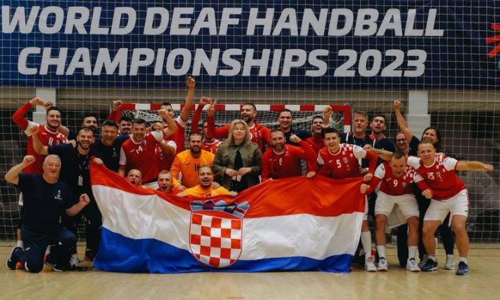 Croatia thrashes Serbia to reach Deaf World Handball Championship semi-final 